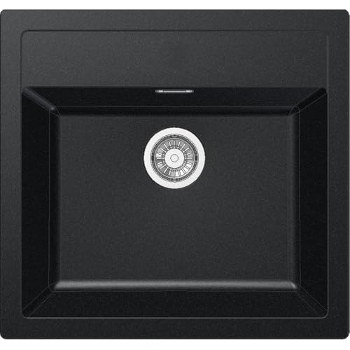 FRANKE Évier de cuisine en Tectonite - Sirius 610 (SID 610) 114.0205.049 Onyx