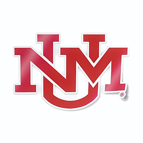 Image of University of New Mexico Lobos Official UNM Red Weatherproof Vinyl Sticker Car Decal from Nudge Printing