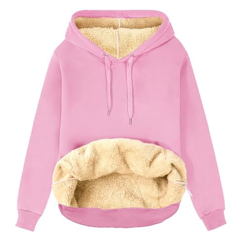 TOMEEK Damen Winter Warmes Sweatshirt Fleece Sherpa Gefütterter Pullover...
