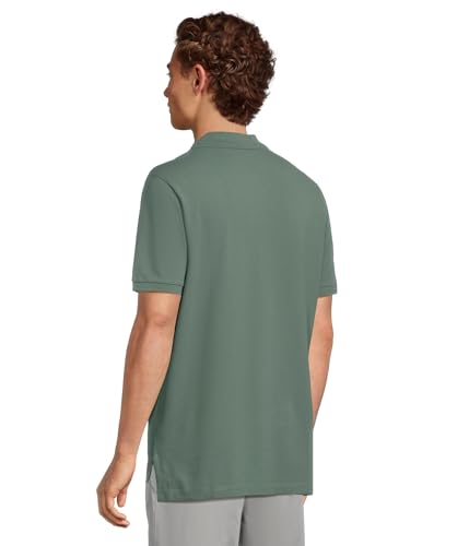 Image of U.S. POLO ASSN. Men Cotton Regular Fit Solid Polo With Small Pony | Two-Button Closure Pique Polo Shirt, Summer Fashion Golf Shirt