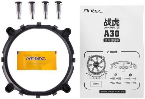 Antec CPU Cooler, A30, 92 mm LED Fan Fan for Intel LGA 775/1150/1151/1155/1156 & AMD Socket FM1/AM3/AM3+/AM2+/AM2/AM4