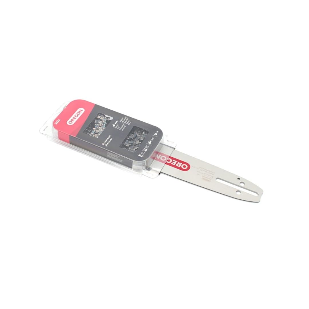 BSD Oregon 543482 - Barra per Motosega con 2 Catene, Barra di Guida 140SDEA074, 2 Catene - 14”