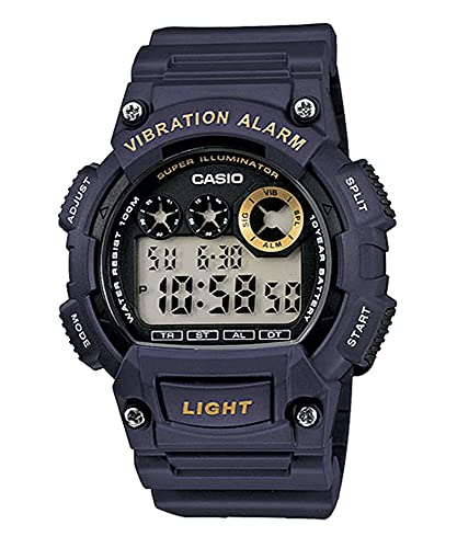 [カシオ] CASIO スタンダード デジタル メンズ 腕時計 バイブレーション機能搭載 W-735H-2AV 海外モデル ネイビー [並行輸入品]
