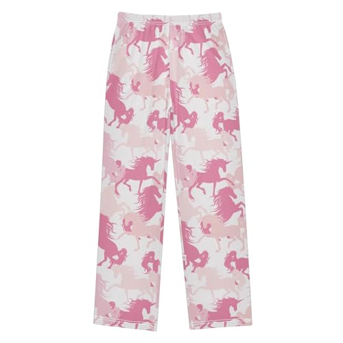 ZZKKO Camo Girls Pink Colors Boys Pants for Kids Jogger Pants with Pockets S-XL