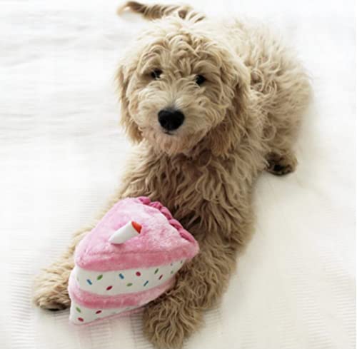 Zippypaws - Birthday Box Gift For Dogs And Puppies - Dog Birthday Toys, Dog Birthday Cakes, Dog Squeaky Toys - 3 Pack, Pink #TOP4
