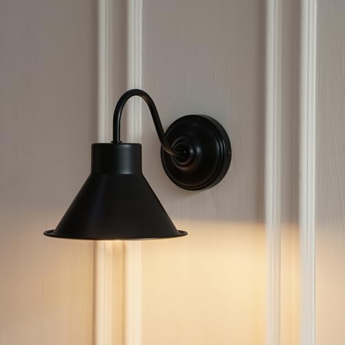 Image of Divine Trends Vintage Industrial Wall Lamp Black Polished for Bedside, Living Room, Restaurants, Cafes & Hotel - Wall Light Pack of 1