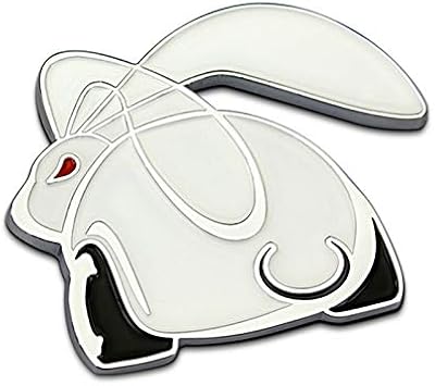 3D Metal Cute Rabbit Car Sticker Logo Emblem Badge Decal Car Styling DIY Decoration Accessory for Frod Fit for Opel Fit for BMW Fit for Audi