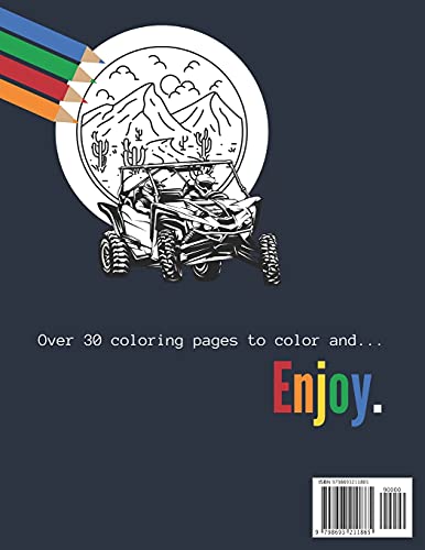 Coloring Book For Boys ATV & Offroad Cars – Over 30 coloring pages to Color and Enjoy: Off-road vehicles for kids aged 6 – 12. (XtremSports Coloring) image 4