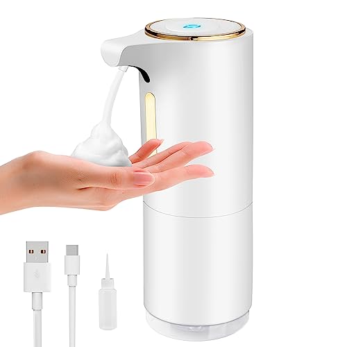 Seifenspender Automatisch, Dalugo 300ml Wiederaufladbar No Touch Elektrischer Seifenspender...