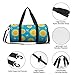 Bee Sunflower Travel Duffel Bag Large Weekender Overnight Bag Fashion Sports Gym Bags