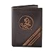NCAA Florida State Seminoles Zep-Pro Pull-Up Leather Trifold Embossed Wallet, Brown