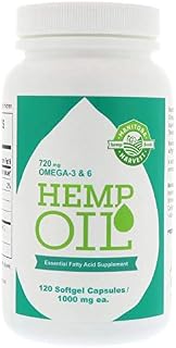 Manitoba Harvest Hemp Seed Oil Softgels, 2,475mg of Plant Based Omegas 3,6