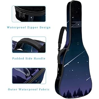 Housse de sac de guitare épaisse avec rembourrage en éponge imperméable pour guitare acoustique électrique basse… - Les Beatles, Paul McCartney, John Lennon, RIngo Starr, George Harrison Housse de sac de guitare épaisse avec rembourrage en éponge imperméable pour guitare acoustique électrique basse… – Image 4