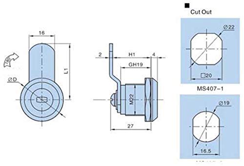 2Pcs Cam Lock File Cabinet Desk Drawer Locker With Keys Arcade Cupboard #TOP5
