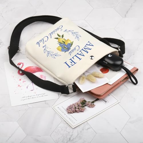 POFULL Girls Coast Trip Gift Italy Vacation Trip Gift Coast Social Club Corssbody Bag3