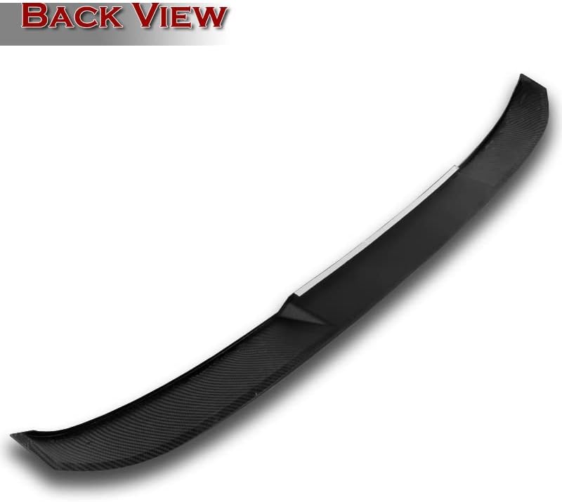 Stay-Tuned W-Power ABS Material Rear Roof Window Visor Spoiler Wing Compatible with 2011-2015 Kia Optima, Auto Body Kit Replacement Parts (Carbon Fiber Painted)