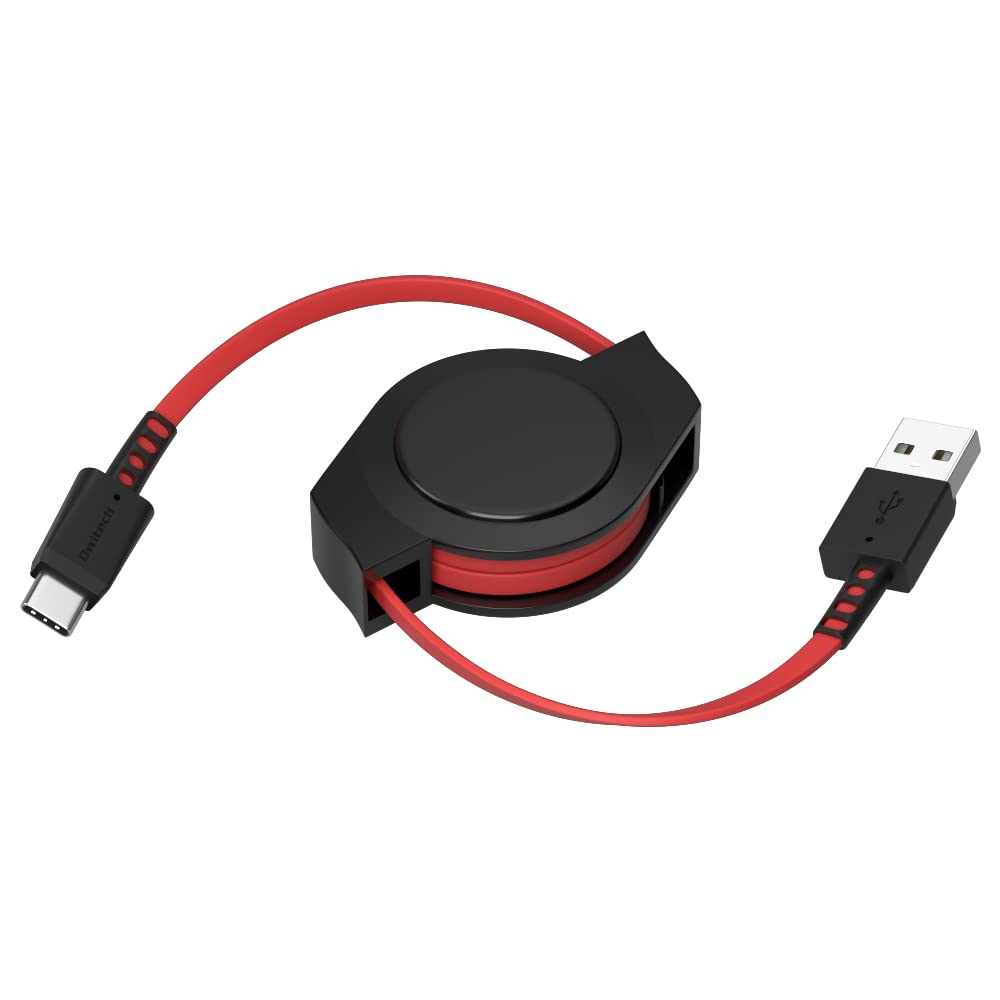 オウルテック 両引きタイプ 巻取り式 USB Type-A to Cケーブル 1…