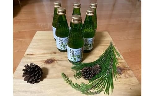 信州高遠産赤松:松葉炭酸水180ml×6本1箱