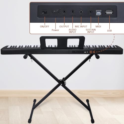 88-Key Digital Piano with Weighted Action