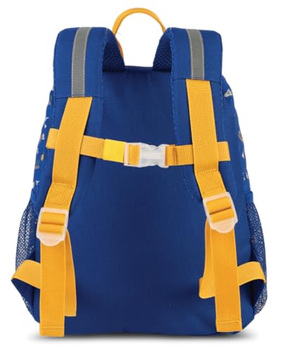 Paw Patrol Rucksack mit Chase, Marshall und Skye Jungen Mädchen von 3-6 Jahren, Kita- und Kindergartentasche mit Brustgurt – 31cm x 25cm x 10cm 8L Fabrizio (M, Blau1)