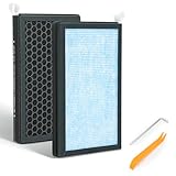 Tesla Model 3 Model Y Replacement Air Filter, 2 Pack 3-in-1 Ture HEPA Cabin Air Filter Replacement, Tesla Model 3 Model Y Accessories (2016-2025)