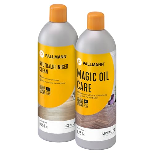 Pallmann Pflegeset für geölte Böden - Pallmann Neutralreiniger & Pallmann Magic Oil Care