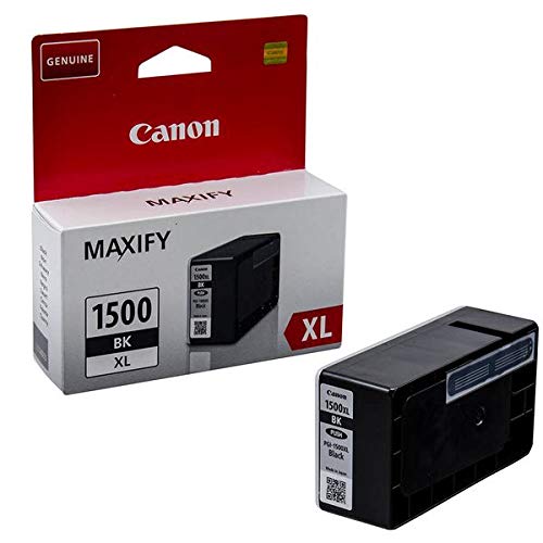 Canon PGI-1500XL Cartouche BK Noire XL (Emballage Carton) (Lot de 2)