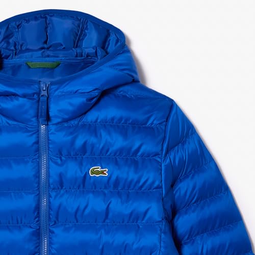 Image of Lacoste mens Quilted Hooded Puffed Jacket
