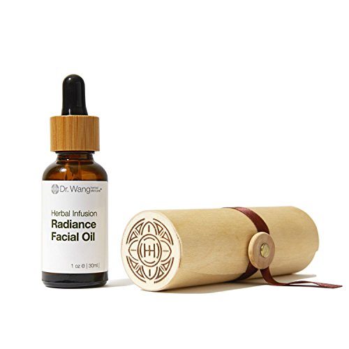 Dr. Wang Radiance Facial Oil, Natural Oils Rich In Antioxidant, Vitamin C, Ginseng, Arnica, Licorice Root And Propolis Extracts. Parabens Free, No Synthetic Fragrance, No Mineral Oil, No Petrolatum #TOP1