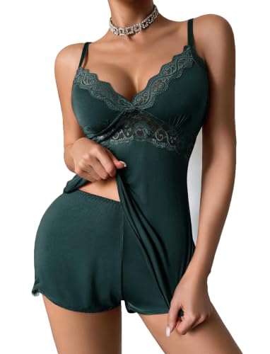 Image of Avidlove Womens Sleepwear Lace Pajamas Cami PJS Set Pajama Set for Women