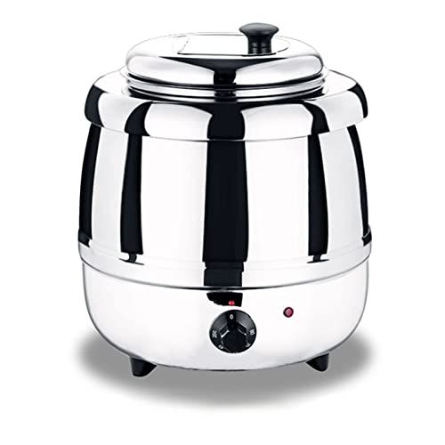 Bouilloire à soupe électrique haut de gamme en acier inoxydable de 10 l