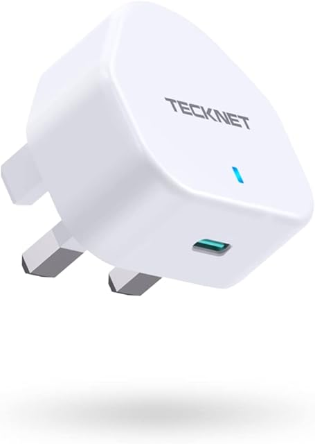 USB C Plug Fast Charger, TECKNET 33W PD (3.0) Mini Portable Charger Power Adapter, Type C Wall Charger Plug for for iPhone 14/13/12/11/Pro/Max/Mini, Galaxy S21 Series, Pixel 4/3, iPad, Watches