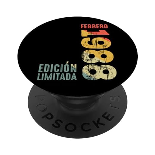 Febrero de 1988 Retro 1988 Año 1988 Vintage 1988 Desde 1988 PopSockets PopGrip Intercambiable