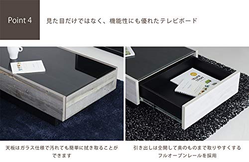 Amazon.co.jp: センターテーブル ガラステーブル ローテーブル ルキア 