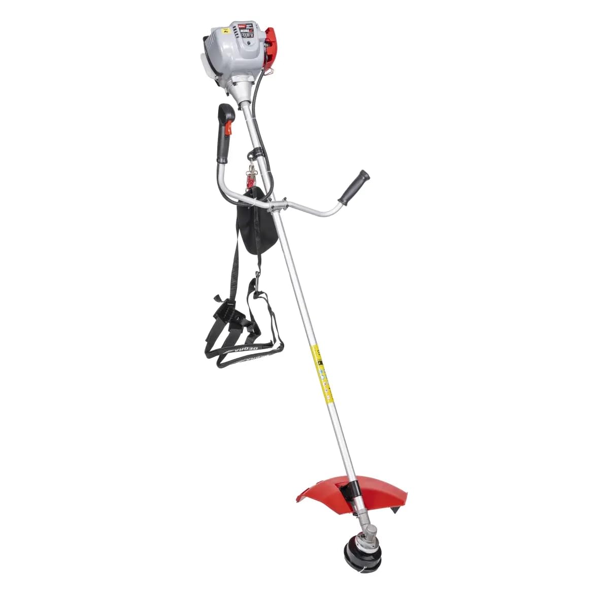 Desbrozadora Térmica 4 Tiempos 0,9 KW 35,8 CC Ancho de Corte 43 cm, Silencioso y Económico, Corte de Hierba Alta y Browser, Motor 4T sin Mezcla, Jardín Terreno Exigeant