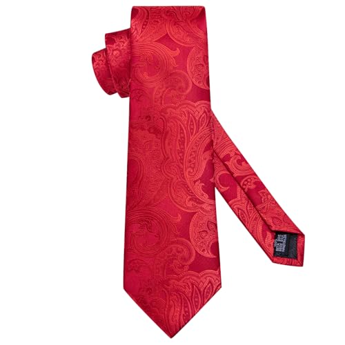 Image of Hi-Tie 5Pcs Mens Solid Color Silk Tie Satin Pretied Bowtie Lapel Pin for Men Handkerchief Cufflink Wedding Gift Box
