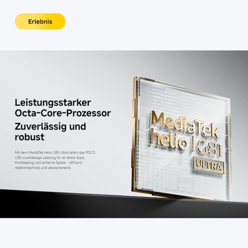 XIAOMI XIAOMI Poco C85, Smartphone 8+256GB, 6,9" 120Hz Display 7,99mm Design, MediaTek Helio G81-Ultra Octa-Core, 50MP AI-Zweifach-Kamera, 6000mAh, Purple, Ladegerät Nicht im Lieferumfang enthalten - Designansicht 6 | TV | Video | Foto