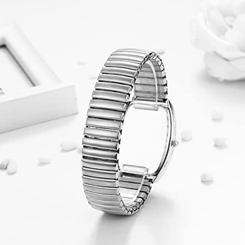 Montre bracelet élastique avec cadran chiffres romains pour homme - 3