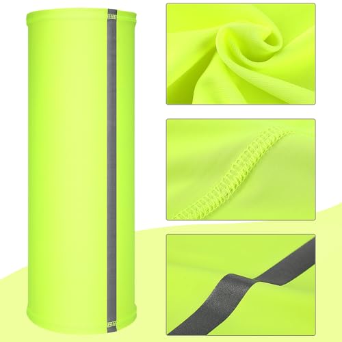 Image of SATINIOR 4 Pcs Neck Gaiter Face Mask for Men Reflective Face Cover Scarf Summer UV Sun Protection Balaclava Bandana for Work