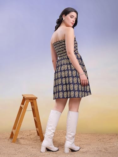 Image of PURVAJA Women's Off Shoulder Cotton Blend Dress