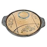 wrtgerht Tontopf for Kochen KitcheSuppentopf Kasserolle Keramik Suppentopf Herd Herdtopf Schmortopf KitcheCookware Tonkochtöpfe Küchengeräte (Size : 2)