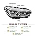JSBOYAT Full LED W/AFS Headlight Assembly Compatible with 2018-2021 BMW X3 X4 G01 G02 G08, OE Style DRL Projector Headlamp Right Passenger Side