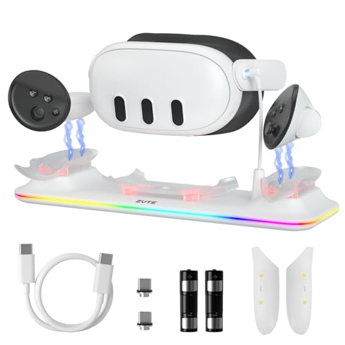 Charging Dock for Meta Quest 3 with magnetic charging