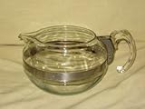 VINTAGE Corning Pyrex Flameware 6 cup Tea Pot / Teapot Replacement Bottom 8126B