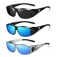 Black/Grey + Black/Blue + Transparent Grey/Blue