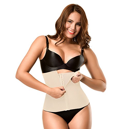 Feelingirl Waist Shapewear Plus Size For Women Tummy Control Corset Cincher Body Shaper Girdle Waist Trimmer With 4 Steel Bone Skin Xxl #TOP2