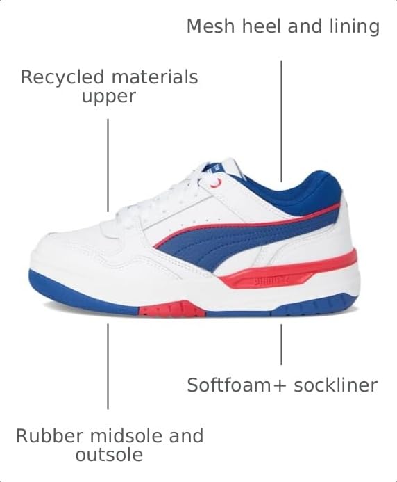 Image of PUMA Unisex-Child Rebound Layup Mid Shoes