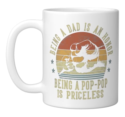 Taza de cerámica Pop-Pop 11 onzas miniatura 1