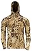 Kryptek Sonora Hot Weather Hoodie for Men - Lightweight, Breathable Hunting Shirt with Sun Protection, Camo Design, Highlander - Large