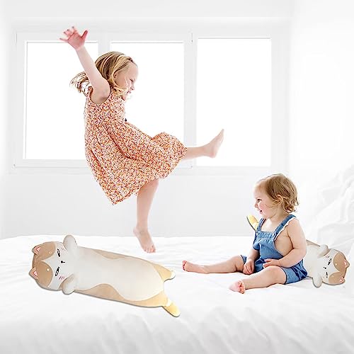 Ghtmony Cat Plushies Stuffed Animals Pillows, Kawaii Long Cat Plush Body Pillow Toys Cute Cat Gifts For Cat Lovers Boys Girls #TOP4